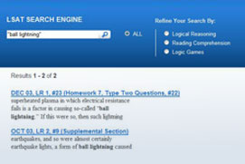 ScorePerfect Online LSAT Course Search Engine